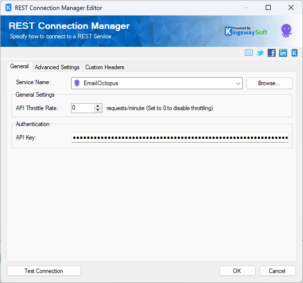 EmailOctopus Connection Manager